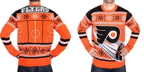 Philadelphia Flyers Men's NHL Ugly Sweater - Click Image to Close